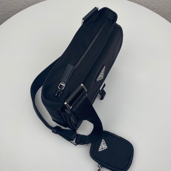 Pra*a nylon cross-body bag