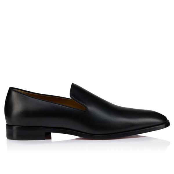 Ch**an louboutin loafers - calf leather - black - men
