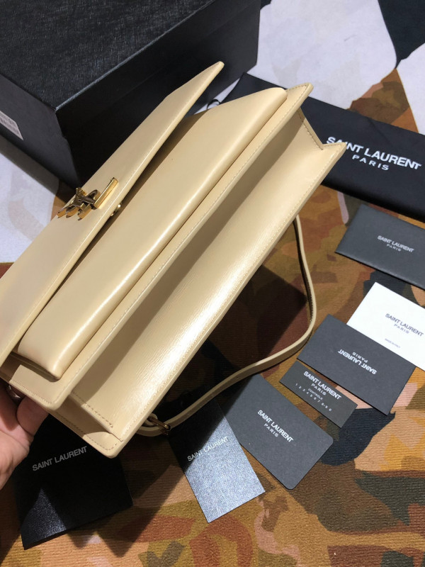 Y*L medium sunset satchel in smooth leather