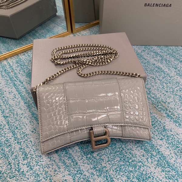 Ba*len*cia*ga  hourglass chain bag