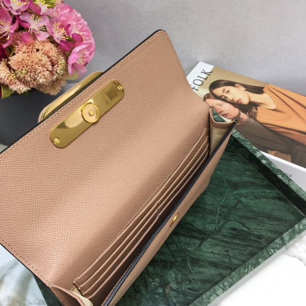 VALENTINO GARAVANI VSLING GRAINY CLUTCH