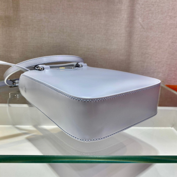 Pra*a small brushed leather tote