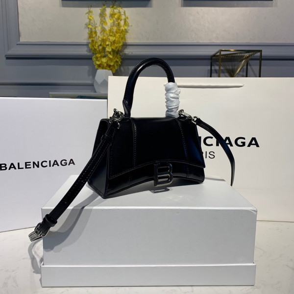 Ba*len*cia*ga hourglass xs top handle bag