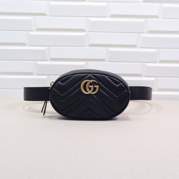 G*u*i gg marmont matelassé leather belt bag