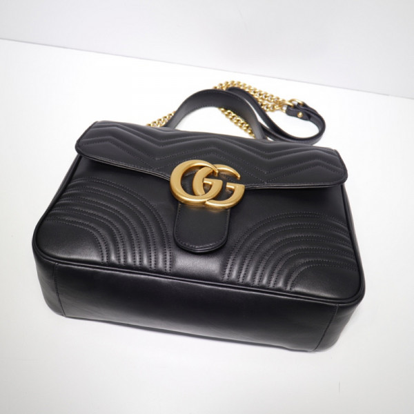 G*u*i gg marmont medium top handle bag