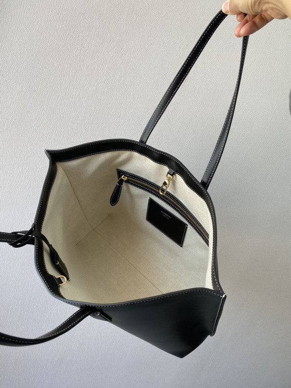 B**rry medium monogram motif leather tote