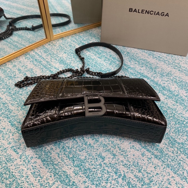Ba*len*cia*ga  hourglass chain bag