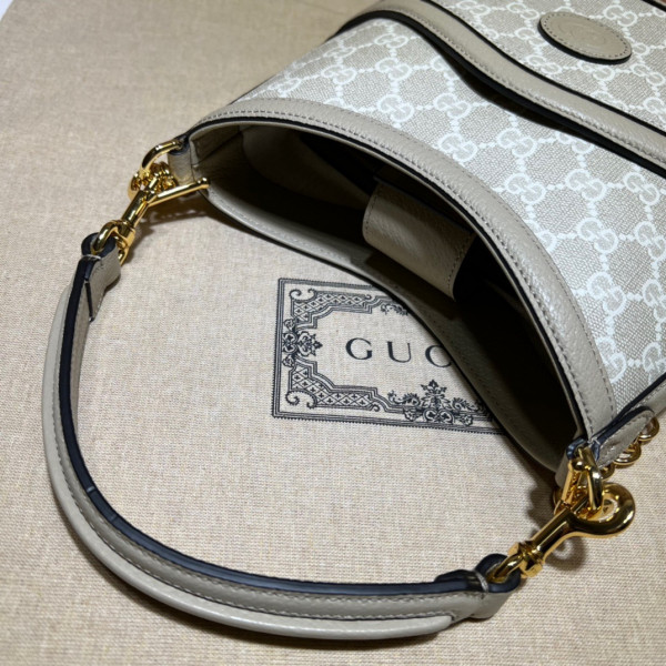 G*u*i large shoulder bag with interlocking g
