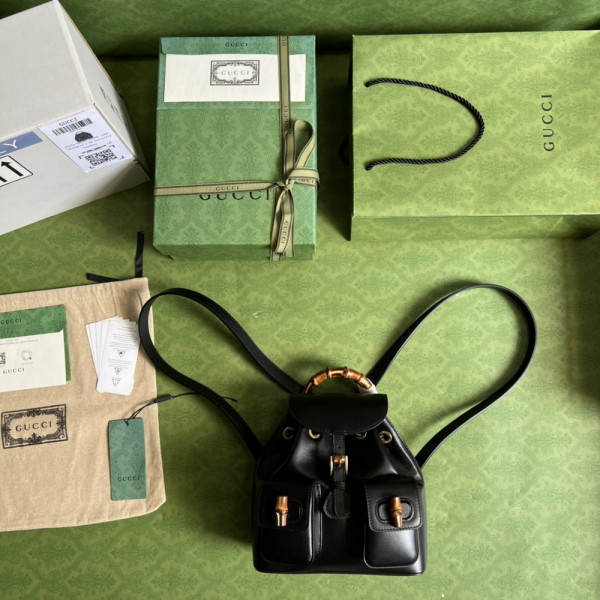 G*u*i bamboo small backpack