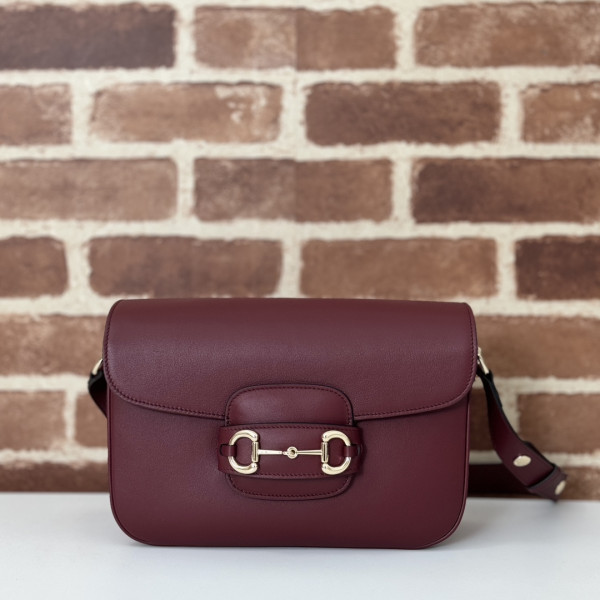 G*u*i horsebit 1955 soft small shoulder bag-25.9*17.5*9.9cm