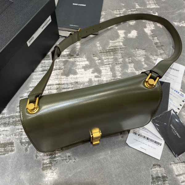 Y*L loulou carre satchel in smooth leather