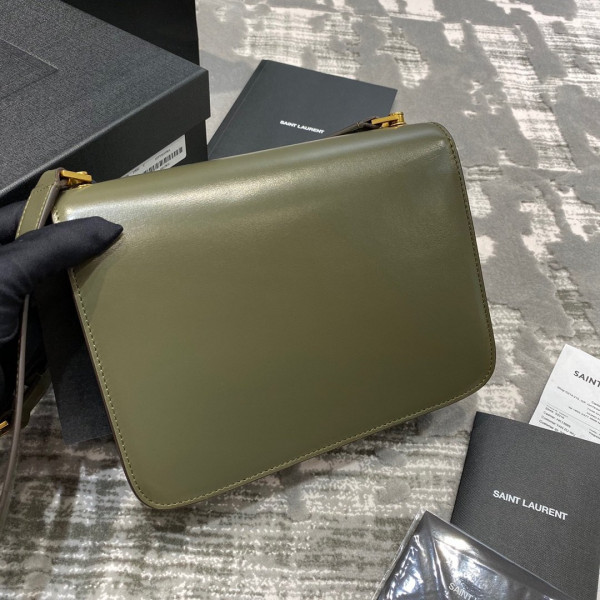 Y*L loulou carre satchel in smooth leather