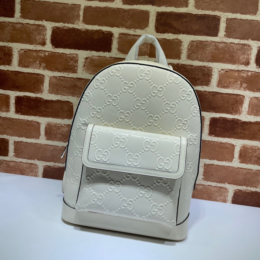 G*u*i gg embossed backpack
