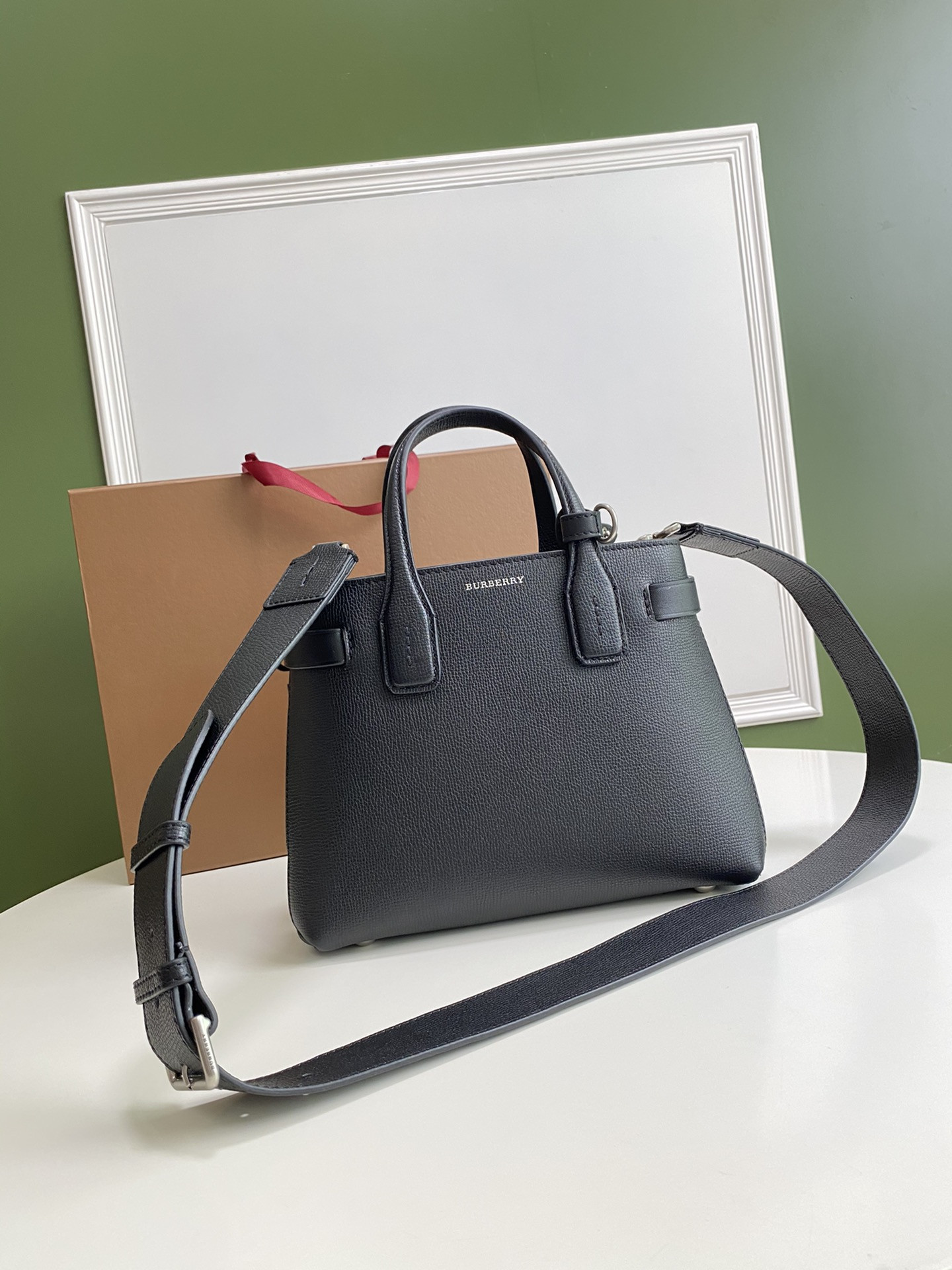 B**rry check bowling bag-26*12*19cm