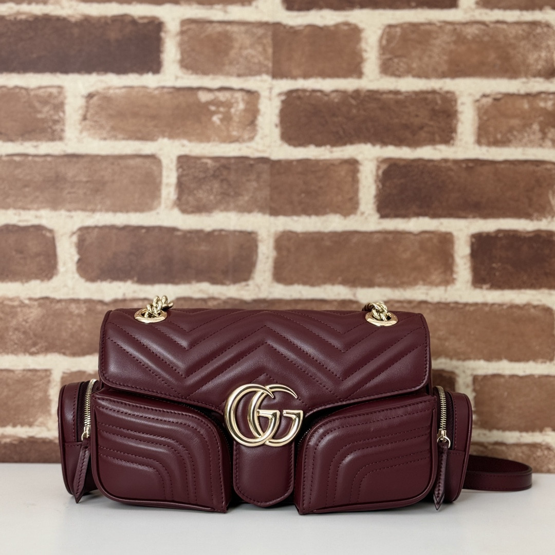 G*u*i gg marmont small multi-pocket bag