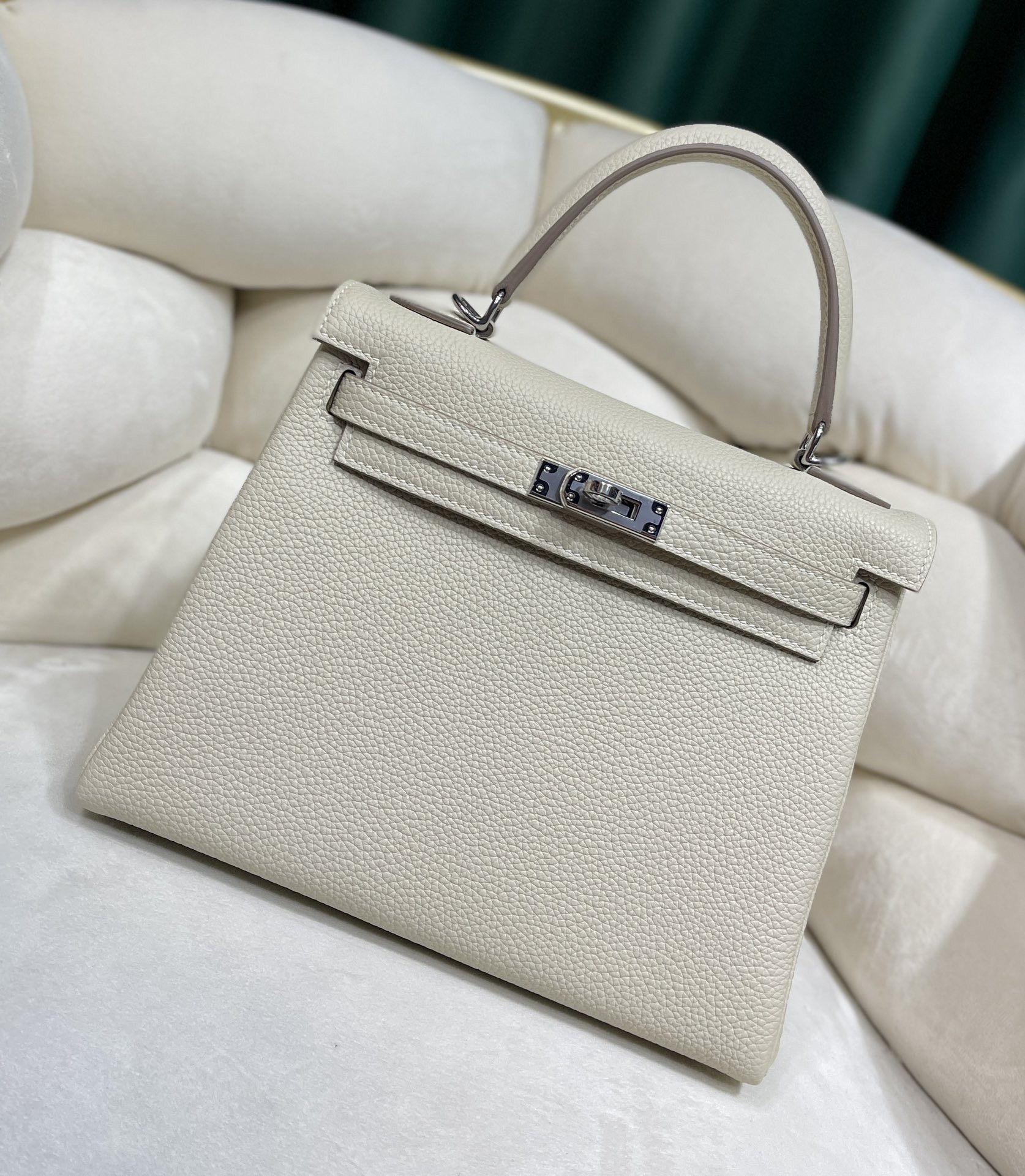 H**mes kelly 25cm all handmade togo leather