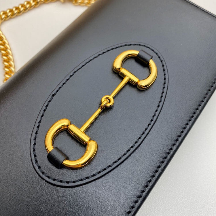 G*u*i horsebit 1955 wallet with chain