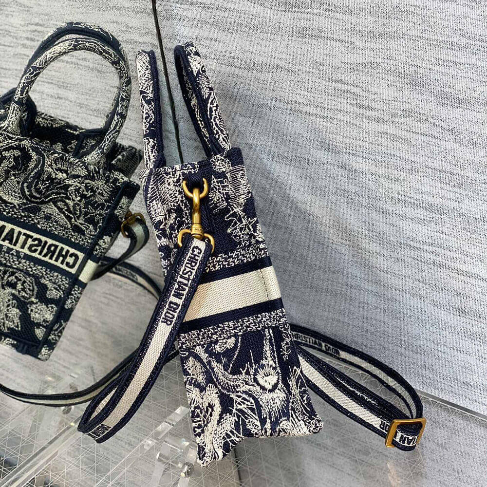 mini vertical D*or book tote