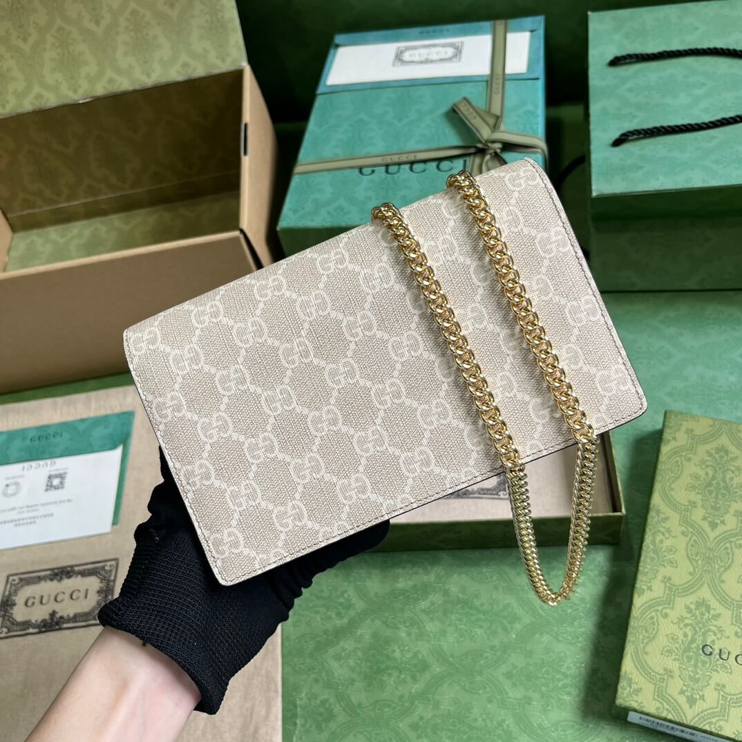 GG Marmont two-tone mini chain bag