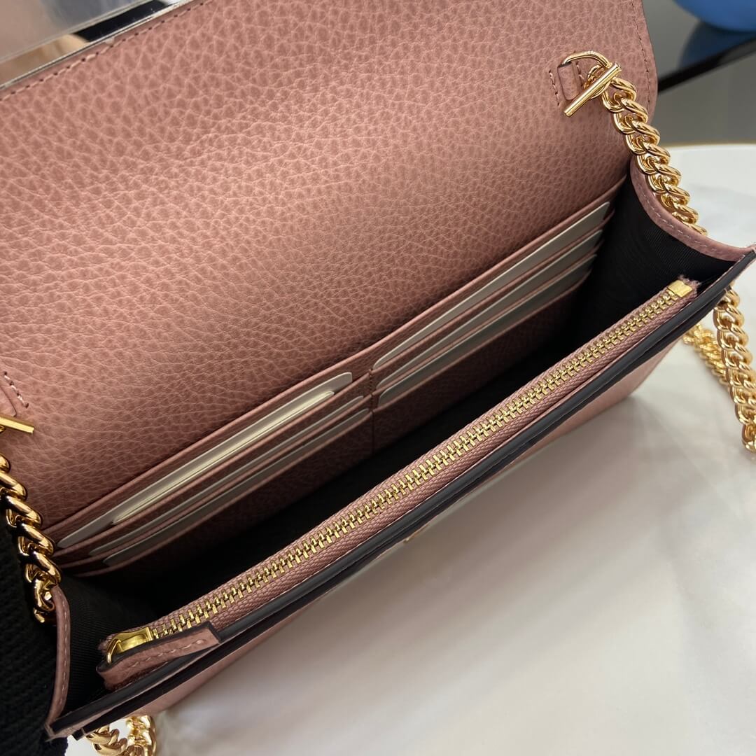 GG Marmont two-tone mini chain bag