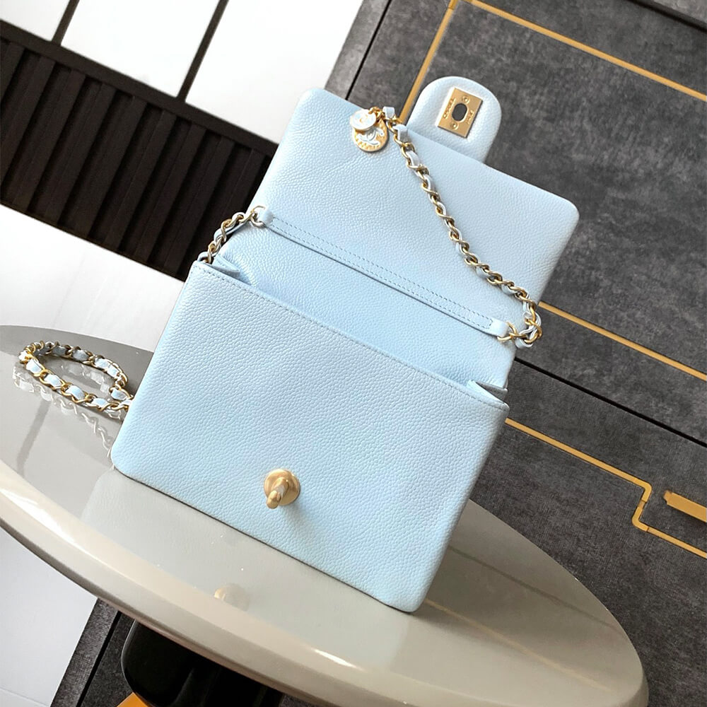 Ch*el mini flap bag(high-end grade)