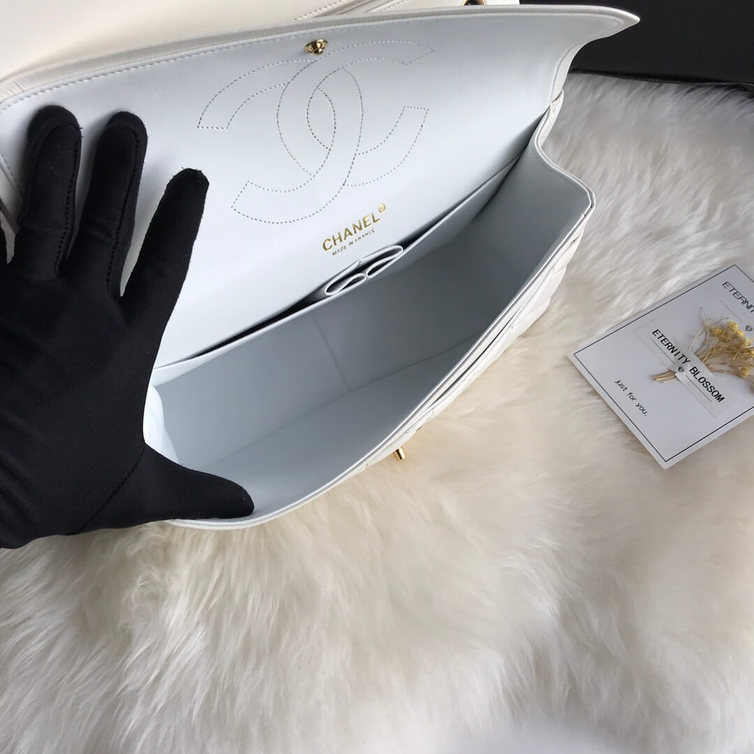 Ch*el large classic handbag(high-end grade)