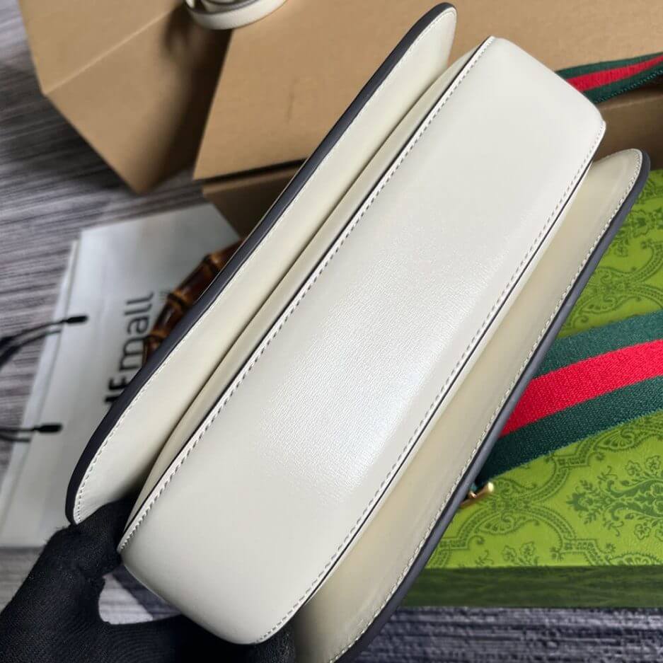 G*u*i bamboo 1947 medium top handle bag